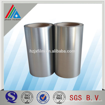 Silver coated CPP film with BOPP /PET laminated